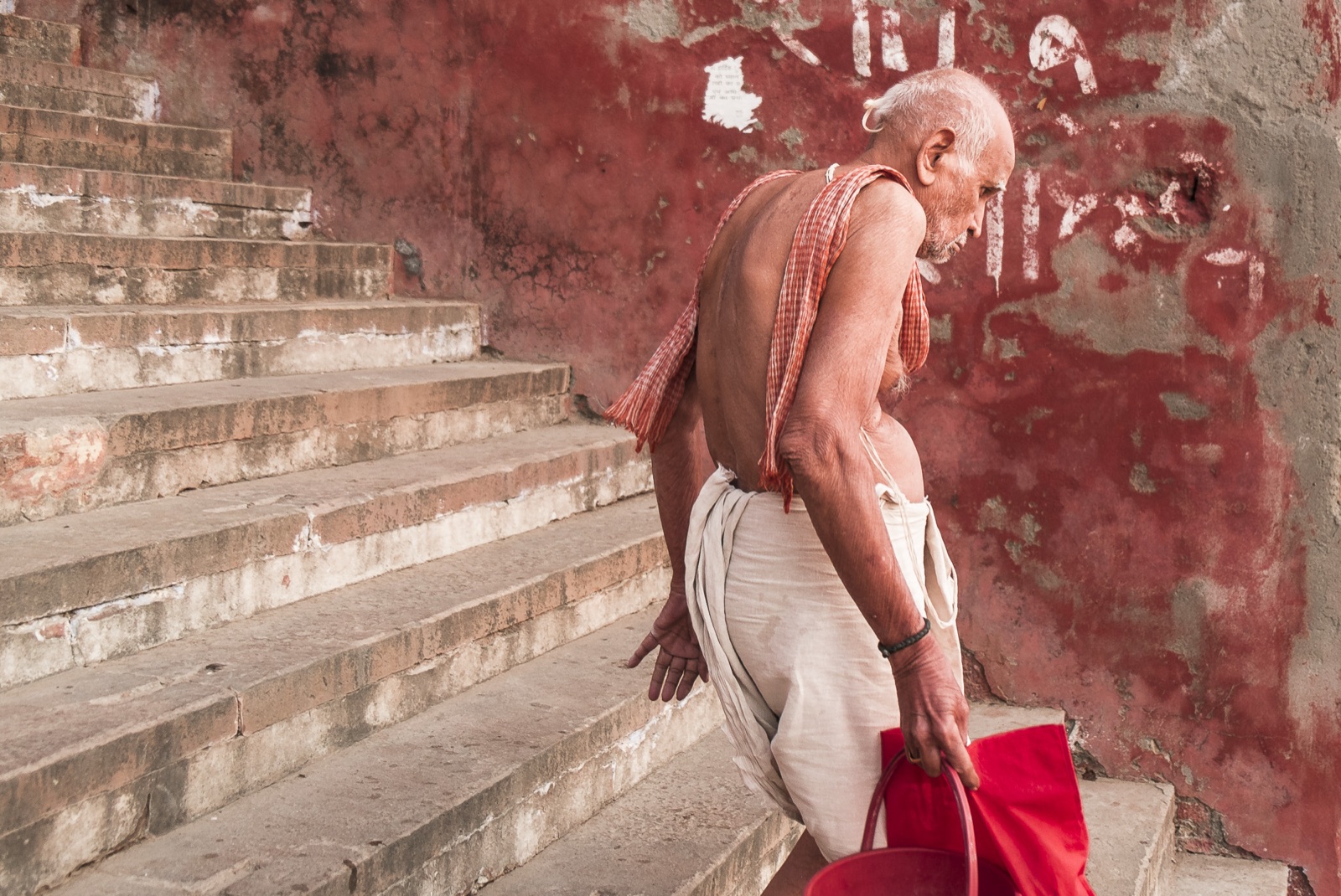 Varanasi, Ganges — Streetfotografie
